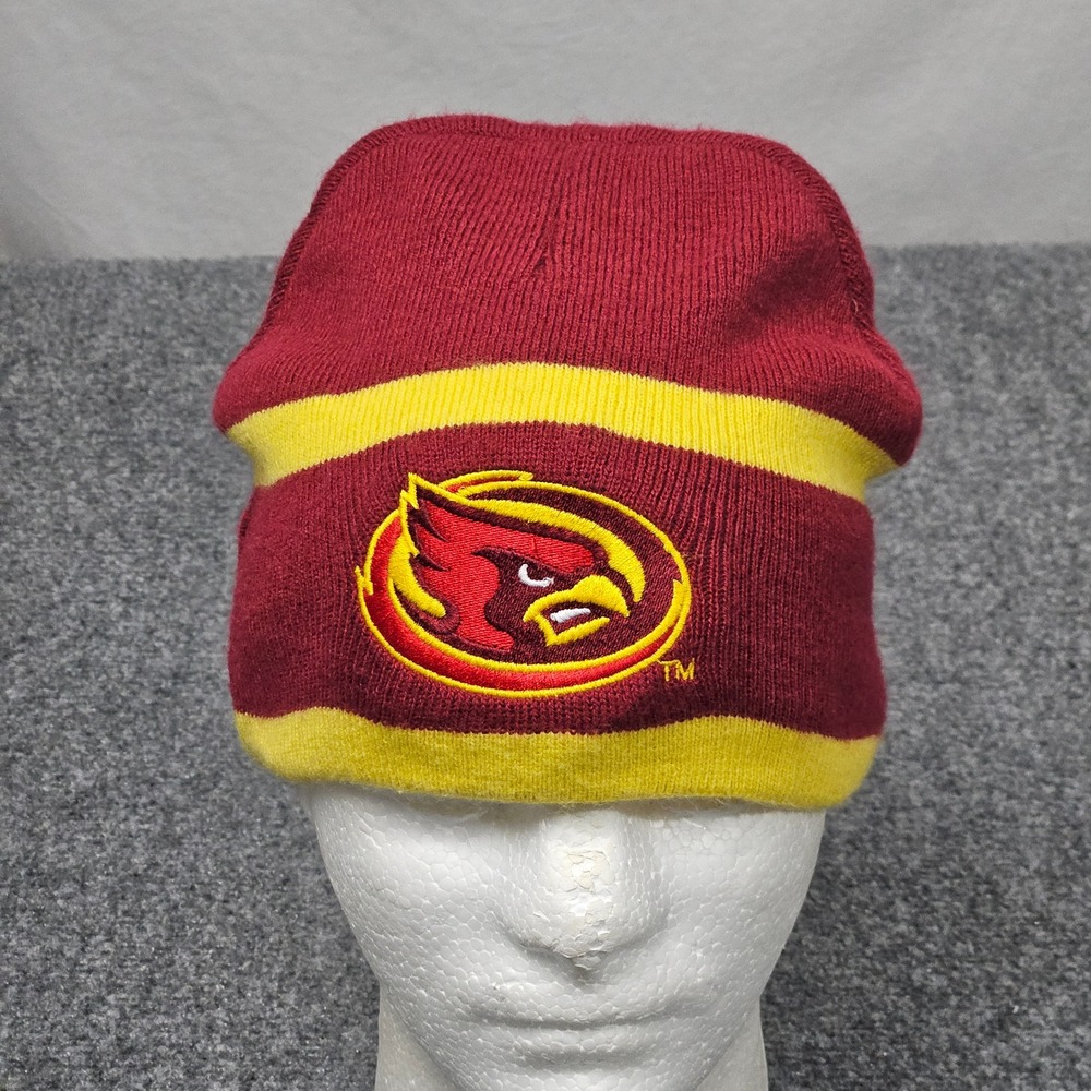 Iowa State Cyclones Reversible Beanie Red Gold Collegiate NCAA University Sports